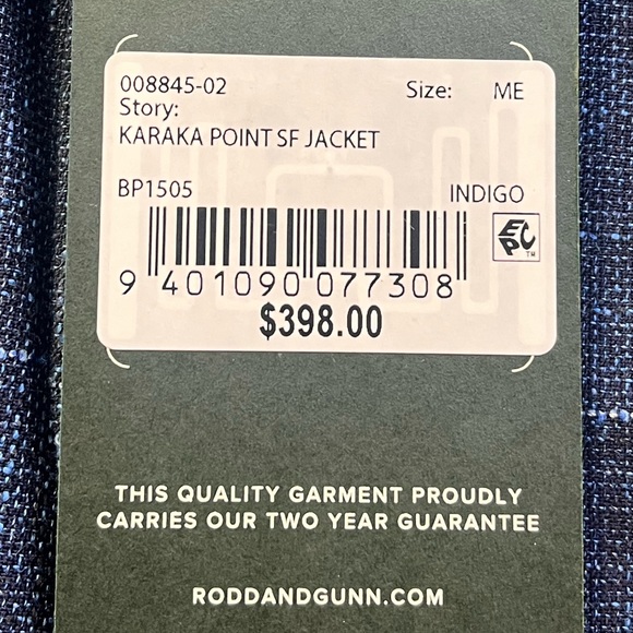Rodd & Gunn Karaka Point Sports Fit Jacket R174-2 - Picture 2 of 4